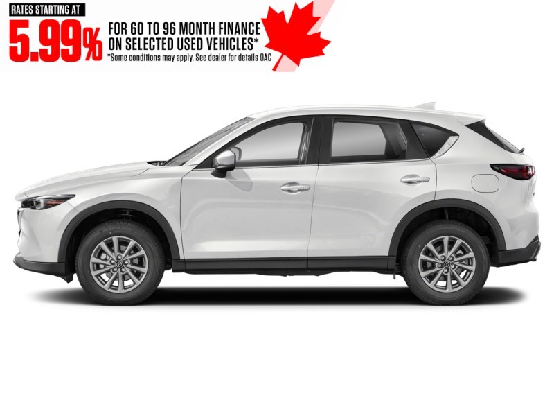 2025 Mazda CX-5 GS AWD Rhodium White Metallic  Shot 3