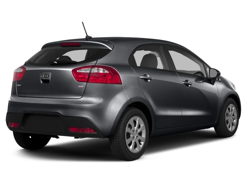 2013 Kia Rio 5dr HB Man EX Aurora Black Pearl  Shot 2