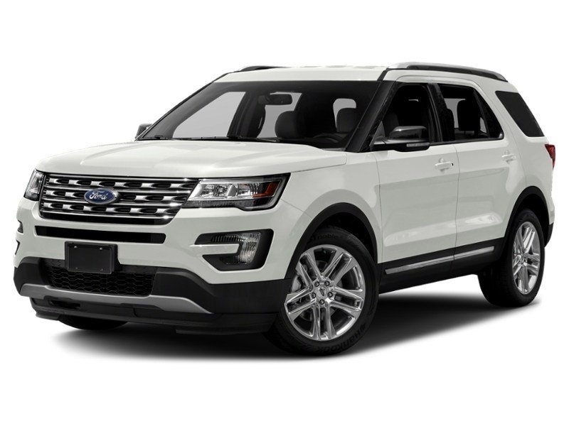 2017 Ford Explorer 4WD 4dr XLT White Platinum Metallic Tri-Coat  Shot 4
