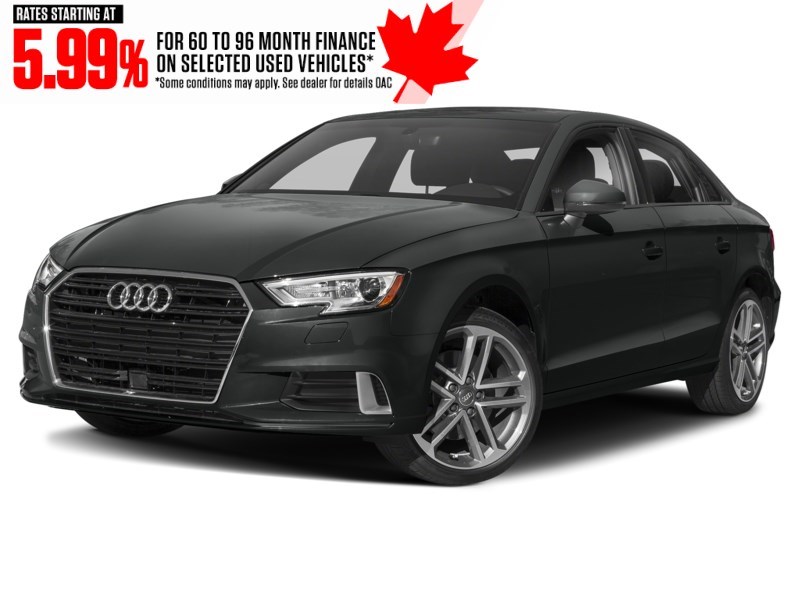 2020 Audi A3 Komfort 45 TFSI quattro Mythos Black Metallic  Shot 2