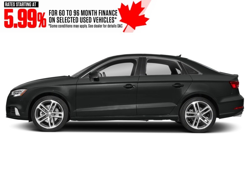 2020 Audi A3 Komfort 45 TFSI quattro Mythos Black Metallic  Shot 6