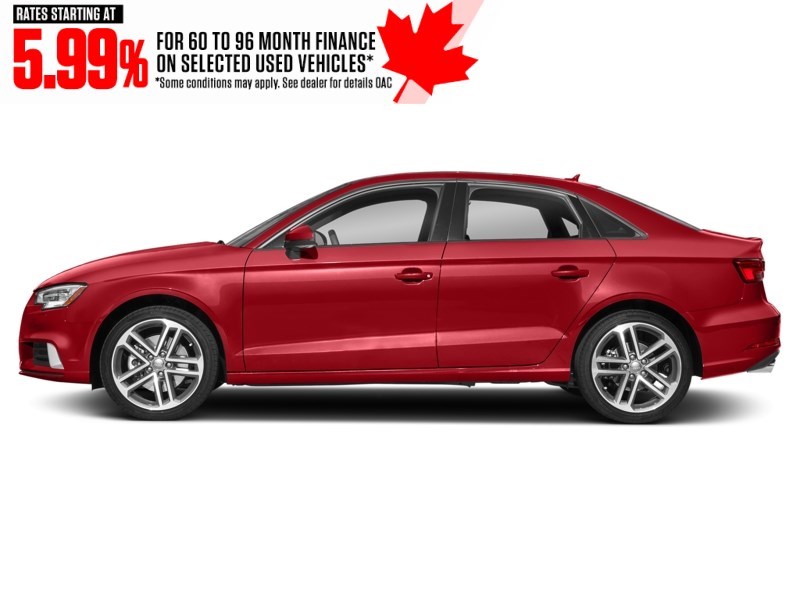 2020 Audi A3 Komfort 45 TFSI quattro Tango Red Metallic  Shot 42