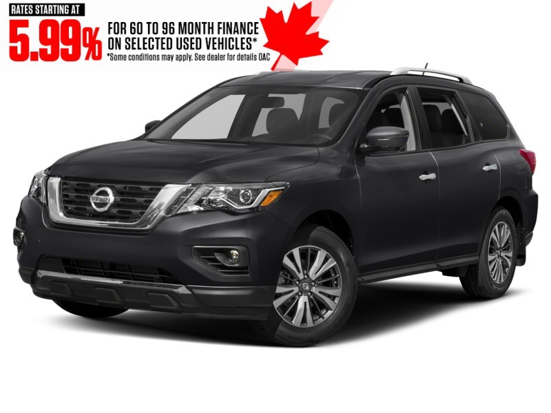 2020 Nissan Pathfinder 4x4 SL Premium Magnetic Black Metallic  Shot 10