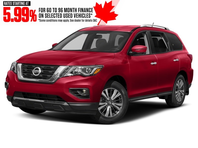 2020 Nissan Pathfinder 4x4 SL Premium Scarlet Ember Pearl  Shot 16
