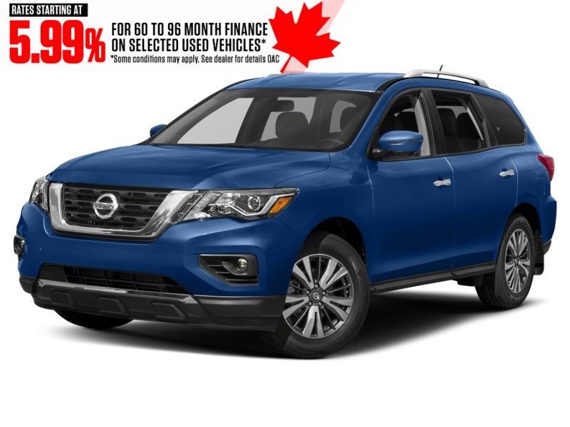 2020 Nissan Pathfinder 4x4 SL Premium Caspian Blue Metallic  Shot 28