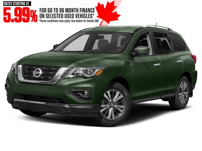 2020 Nissan Pathfinder 4x4 SL Premium Midnight Pine Metallic  Shot 34