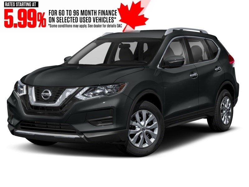 2018 Nissan Rogue FWD S Magnetic Black Metallic  Shot 4
