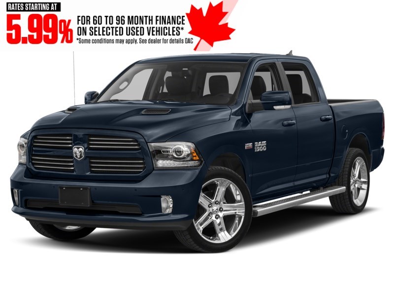 2017 RAM 1500 4WD Crew Cab 140.5" Sport True Blue Pearl  Shot 1