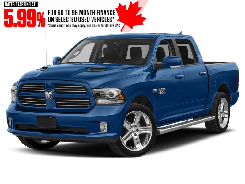 2017 RAM 1500 4WD Crew Cab 140.5" Sport Blue Streak Pearl  Shot 7