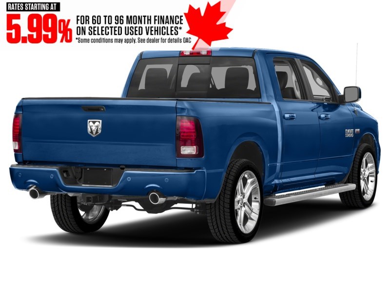 2017 RAM 1500 4WD Crew Cab 140.5" Sport Blue Streak Pearl  Shot 8