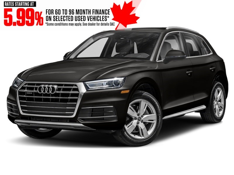2020 Audi Q5 Komfort 45 TFSI quattro Mythos Black Metallic  Shot 4