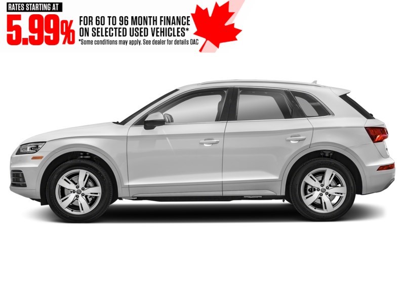 2020 Audi Q5 Komfort 45 TFSI quattro Glacier White Metallic  Shot 9