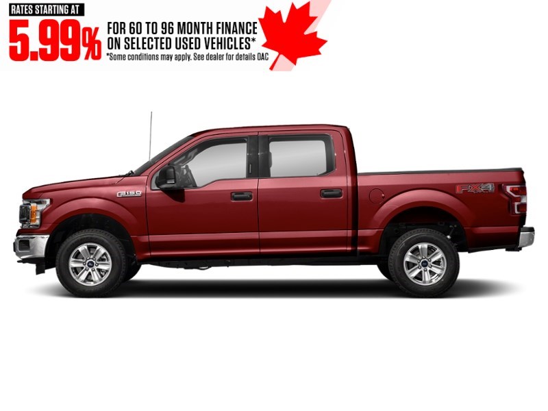 2019 Ford F-150 XLT 4WD SuperCrew 5.5' Box Ruby Red Metallic Tinted Clearcoat  Shot 11