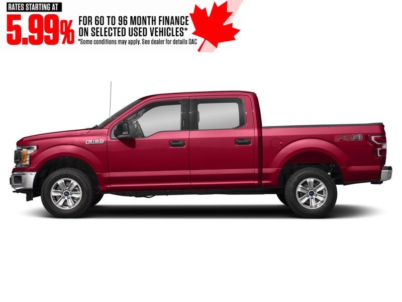 2019 Ford F-150 XLT 4WD SuperCrew 5.5' Box Vermillion Red  Shot 15