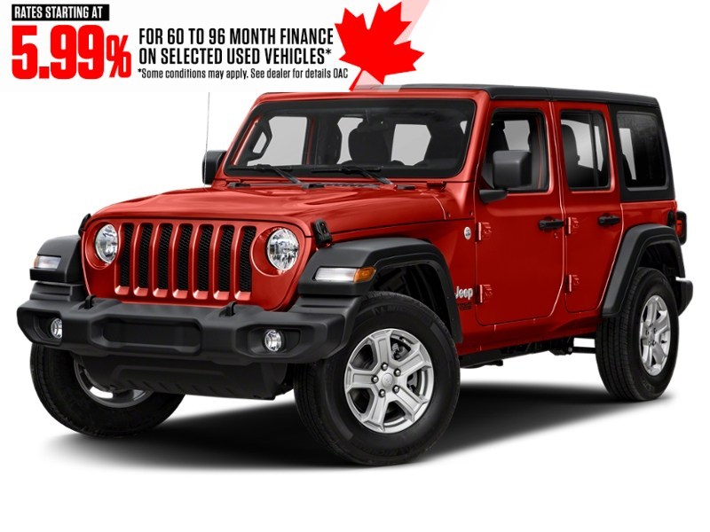 2018 Jeep Wrangler Unlimited Sport 4x4 Firecracker Red  Shot 1