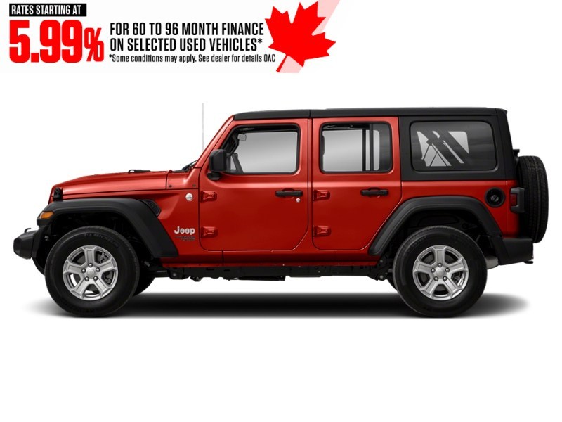 2018 Jeep Wrangler Unlimited Sport 4x4 Firecracker Red  Shot 5