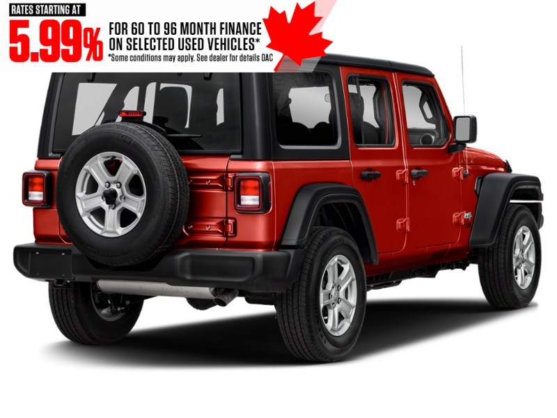 2018 Jeep Wrangler Unlimited Sport 4x4 Firecracker Red  Shot 2