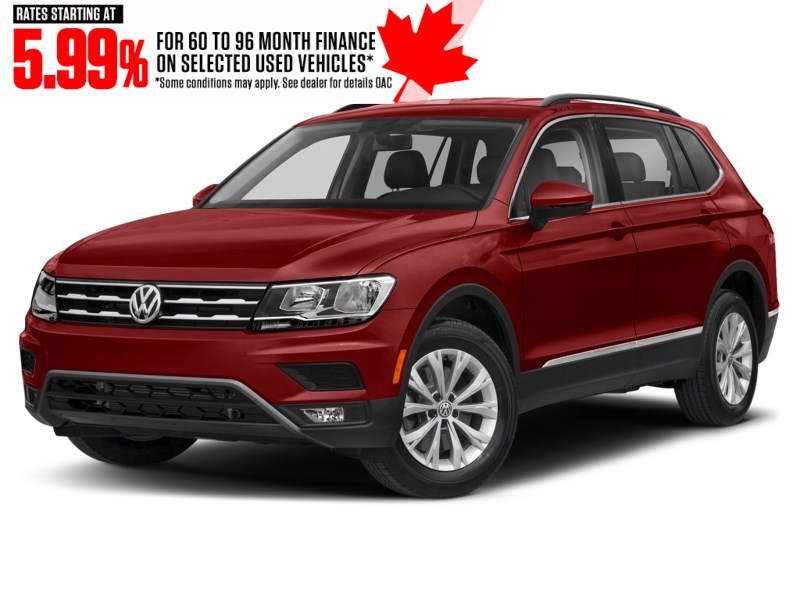 2021 Volkswagen Tiguan Comfortline 4MOTION Ruby Red Metallic  Shot 17
