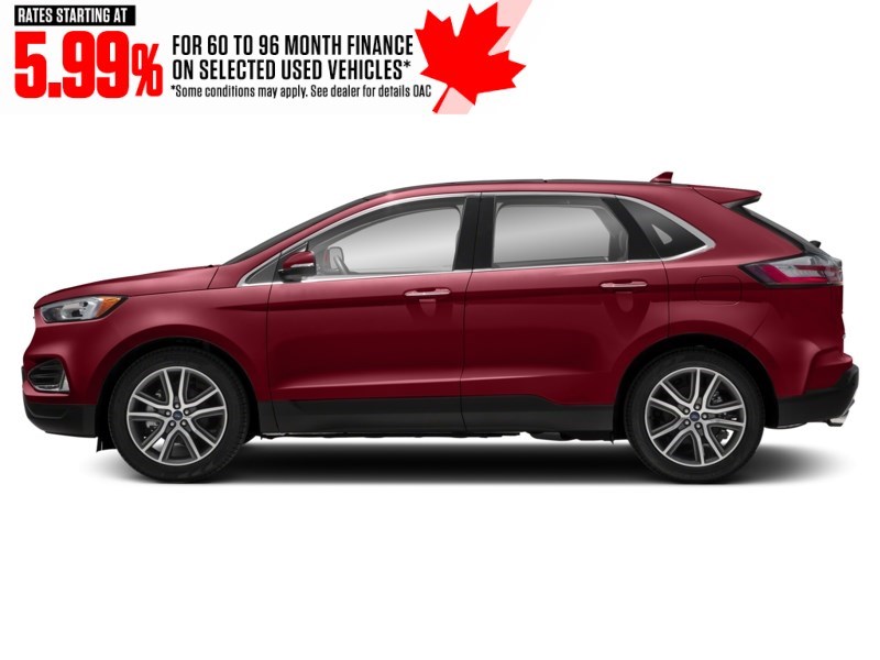 2019 Ford Edge SEL AWD Ruby Red Metallic Tinted Clearcoat  Shot 3