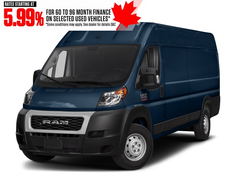 2021 RAM ProMaster 3500 3500 High Roof Ext 159" WB Patriot Blue Pearl  Shot 1