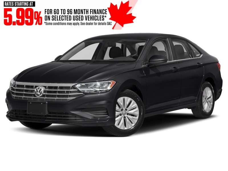 2021 Volkswagen Jetta Comfortline Auto Solid Black  Shot 4