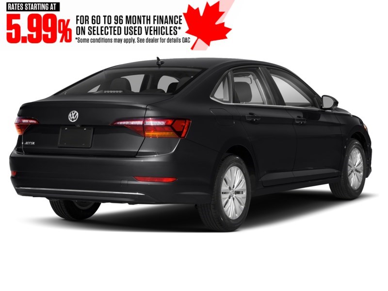2021 Volkswagen Jetta Comfortline Auto Solid Black  Shot 6