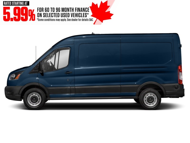 2022 Ford Transit-250 Cargo T-250 148" Hi Rf 9070 GVWR RWD Blue Jeans Metallic  Shot 17