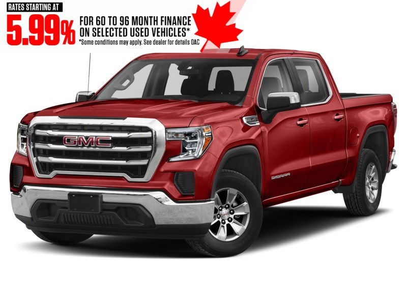 2021 GMC Sierra 1500 4WD Crew Cab 147" SLE Cayenne Red Tintcoat  Shot 7