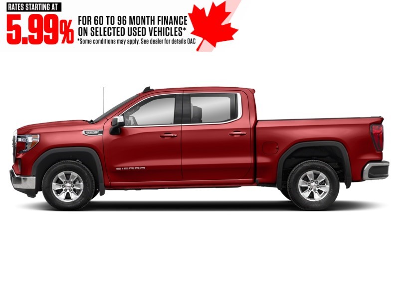 2021 GMC Sierra 1500 4WD Crew Cab 147" SLE Cayenne Red Tintcoat  Shot 11