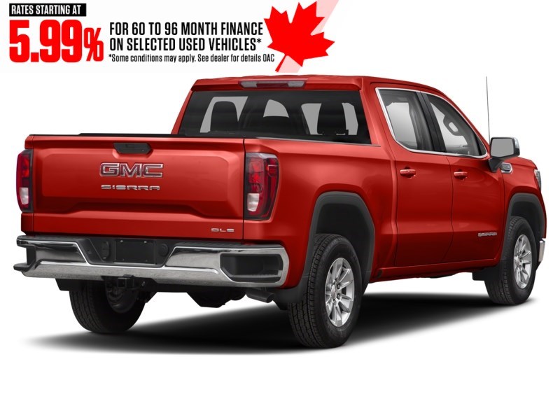 2021 GMC Sierra 1500 4WD Crew Cab 147" SLE Cardinal Red  Shot 2