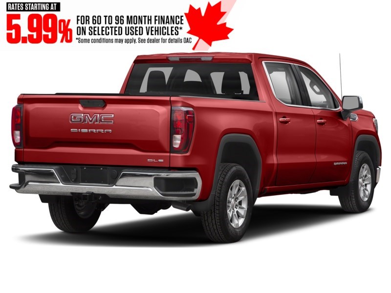 2021 GMC Sierra 1500 4WD Crew Cab 147" SLE Cayenne Red Tintcoat  Shot 8