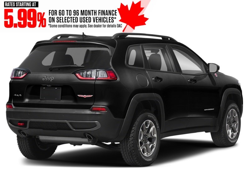 2020 Jeep Cherokee Trailhawk Elite 4x4 Diamond Black Crystal Pearl  Shot 6