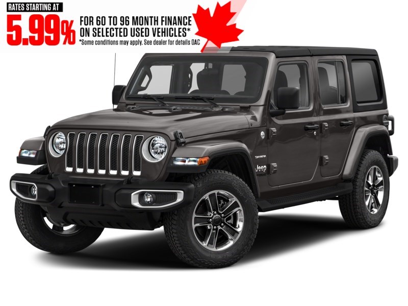 2020 Jeep Wrangler Unlimited Sahara 4x4 Granite Crystal Metallic  Shot 1