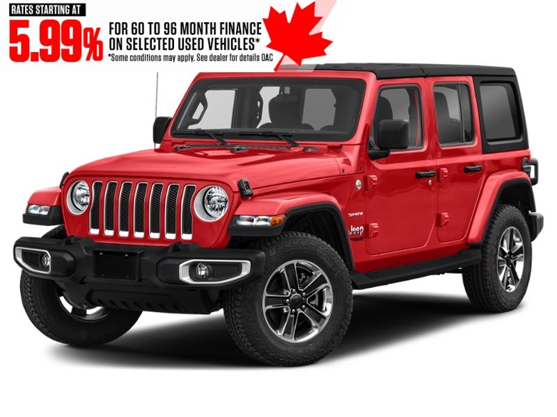 2022 Jeep Wrangler Unlimited Unlimited Sahara Altitude 4x4 Firecracker Red  Shot 1