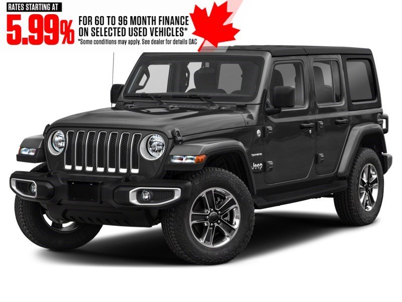 2020 Jeep Wrangler Unlimited Sahara 4x4 Black  Shot 54