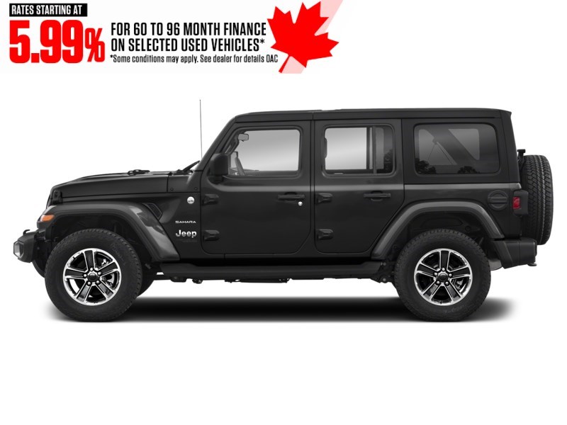 2020 Jeep Wrangler Unlimited Sahara 4x4 Black  Shot 53