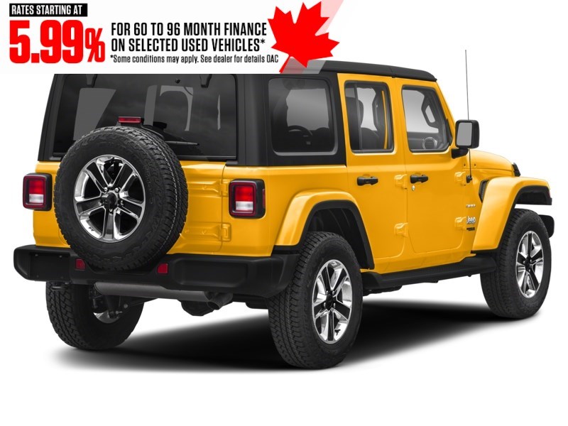 2020 Jeep Wrangler Unlimited Sahara 4x4 Hellayella  Shot 58