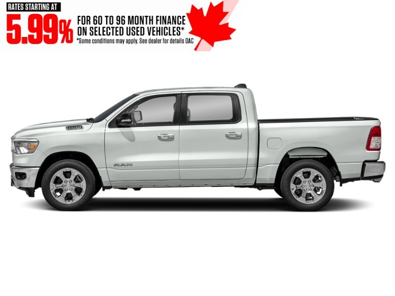 2021 RAM 1500 Big Horn 4x4 Crew Cab 6'4" Box Bright White  Shot 5