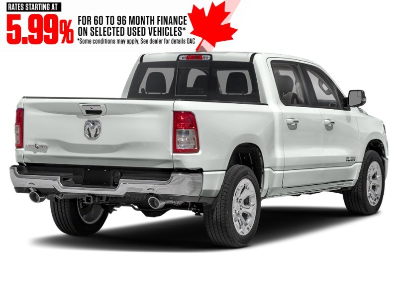 2021 RAM 1500 Big Horn 4x4 Crew Cab 6'4" Box Bright White  Shot 2