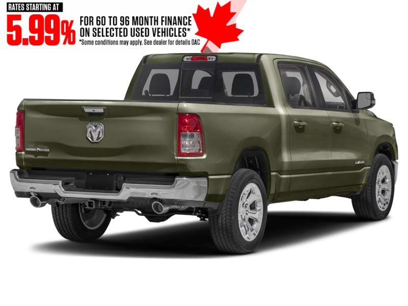 2021 RAM 1500 Big Horn 4x4 Crew Cab 5'7" Box Olive Green Pearl  Shot 2