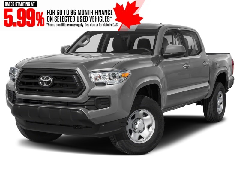 2020 Toyota Tacoma 4x4 Double Cab Auto Silver Sky Metallic  Shot 8
