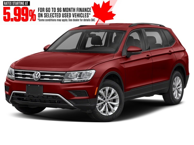 2020 Volkswagen Tiguan Trendline 4MOTION Ruby Red Metallic  Shot 4