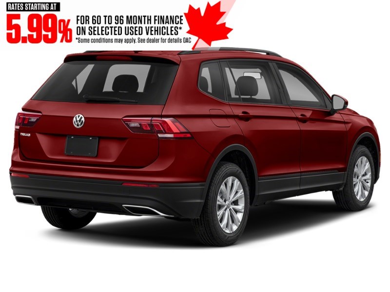 2020 Volkswagen Tiguan Trendline 4MOTION Ruby Red Metallic  Shot 2