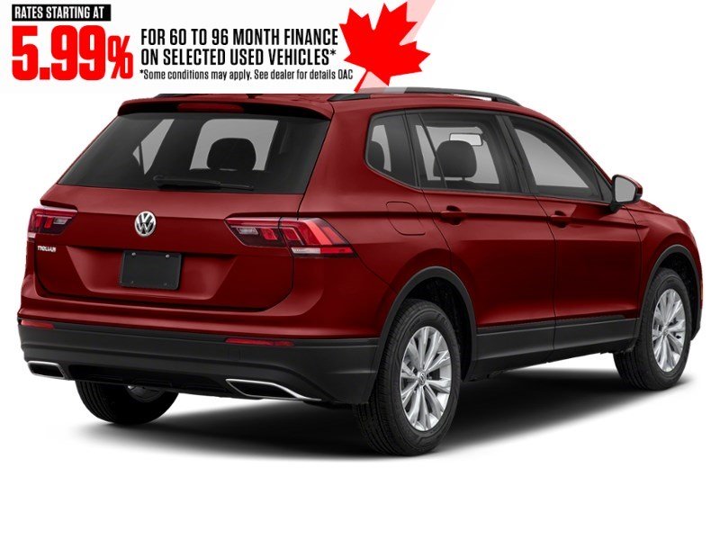 2020 Volkswagen Tiguan Trendline 4MOTION Ruby Red Metallic  Shot 2