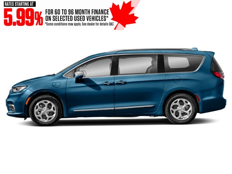 2022 Chrysler Pacifica Hybrid Limited 2WD Fathom Blue Pearl  Shot 5