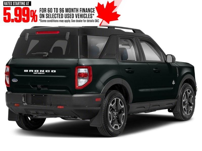 2021 Ford Bronco Sport Outer Banks 4x4 Shadow Black  Shot 6