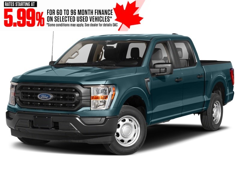 2022 Ford F-150 XL 4WD SuperCrew 5.5' Box Green  Shot 33