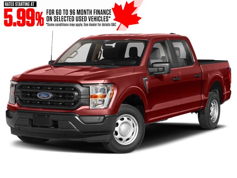 2023 Ford F-150 XL 4WD SuperCrew 5.5' Box Hot Pepper Red Tinted Clearcoat  Shot 70