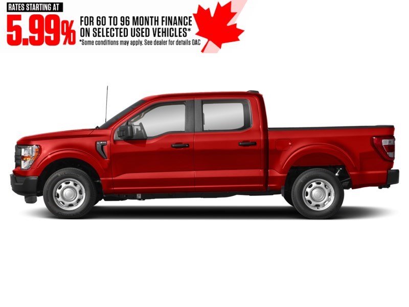 2022 Ford F-150 XL 4WD SuperCrew 5.5' Box Vermillion Red  Shot 31