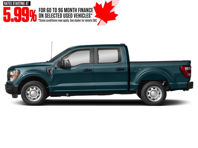 2022 Ford F-150 XL 4WD SuperCrew 5.5' Box Green  Shot 35